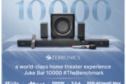 Zebronics brings in 1100Watt RMS soundbar with Dolby Atmos and DTX’s technology