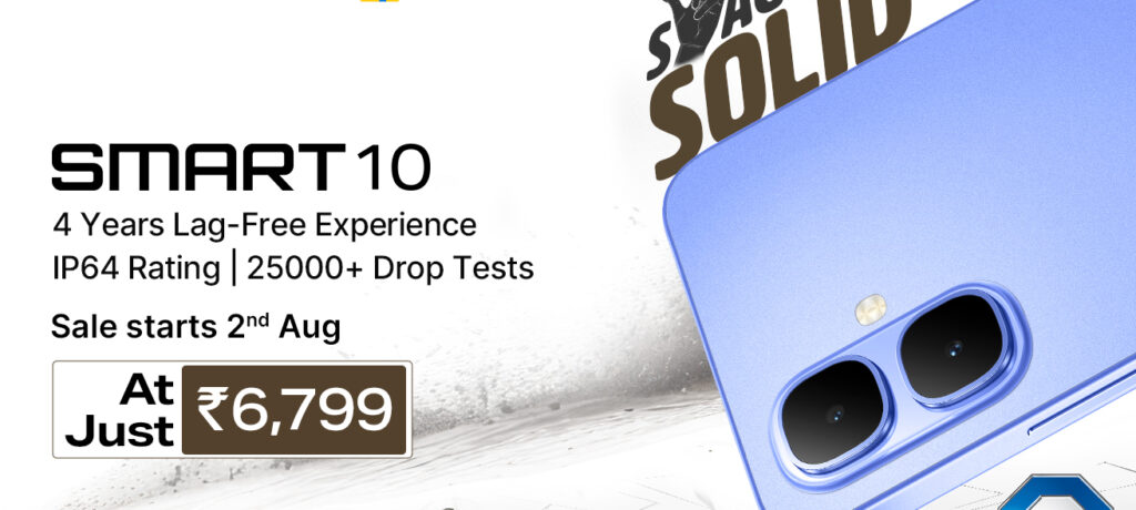 Infinix Smart 10 Launched in India With 5,000mAh Battery