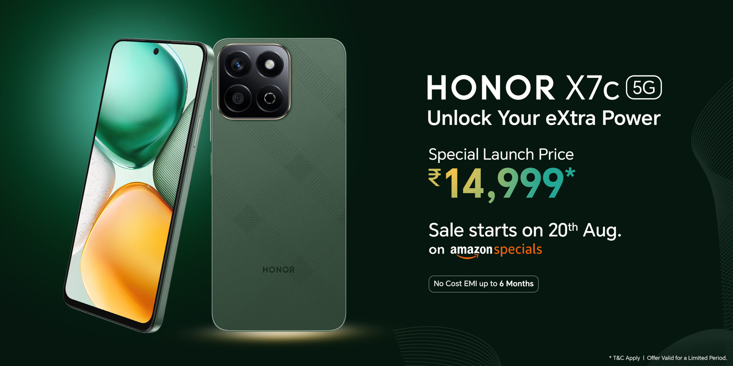 HONOR launches X7c 5G in India with Snapdragon 4 Gen 2, and 5200mAh battery